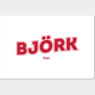 Björk Post Posters and Art